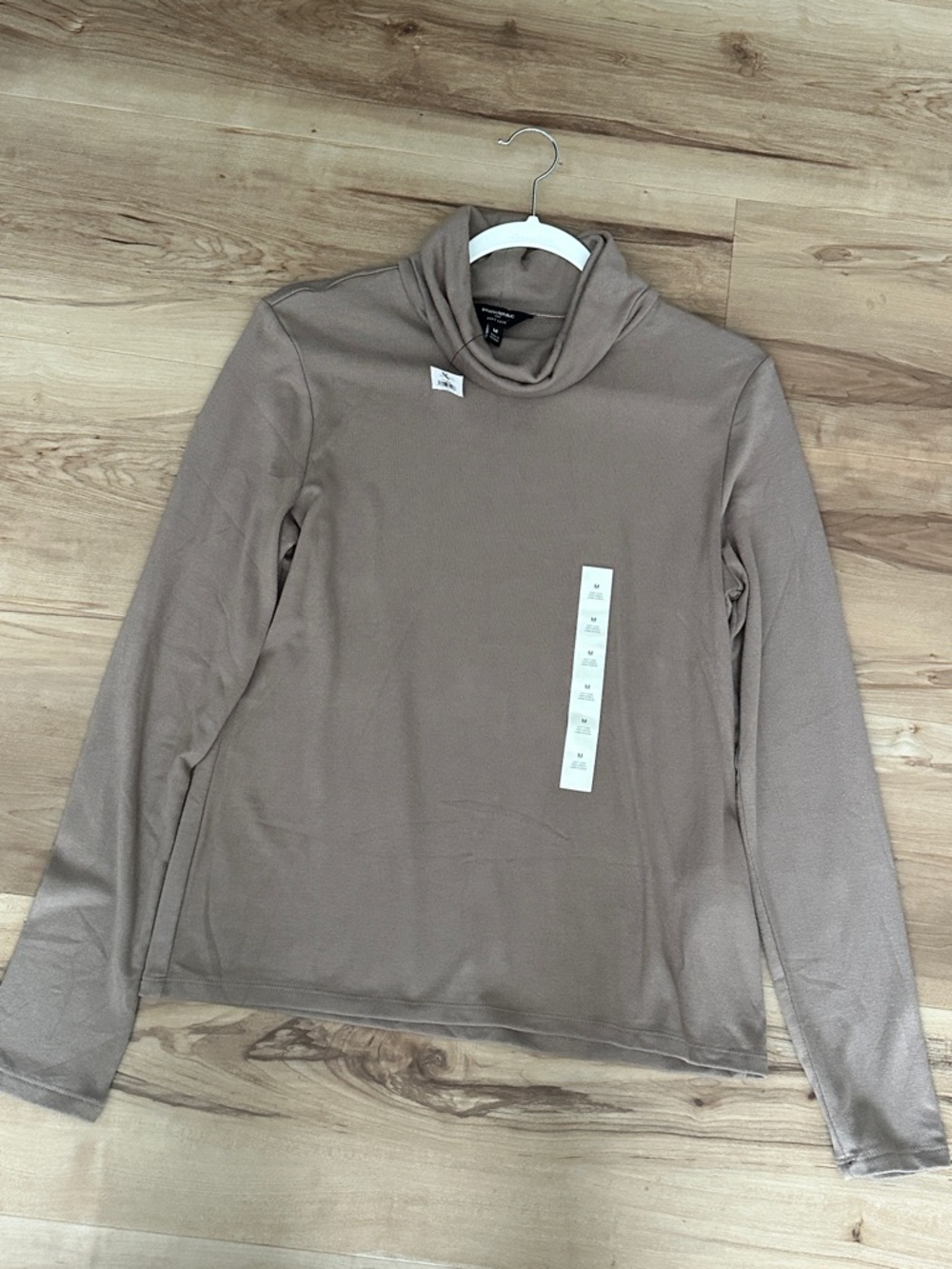 Banana Republic Taupe Long Sleeve Turtleneck Top